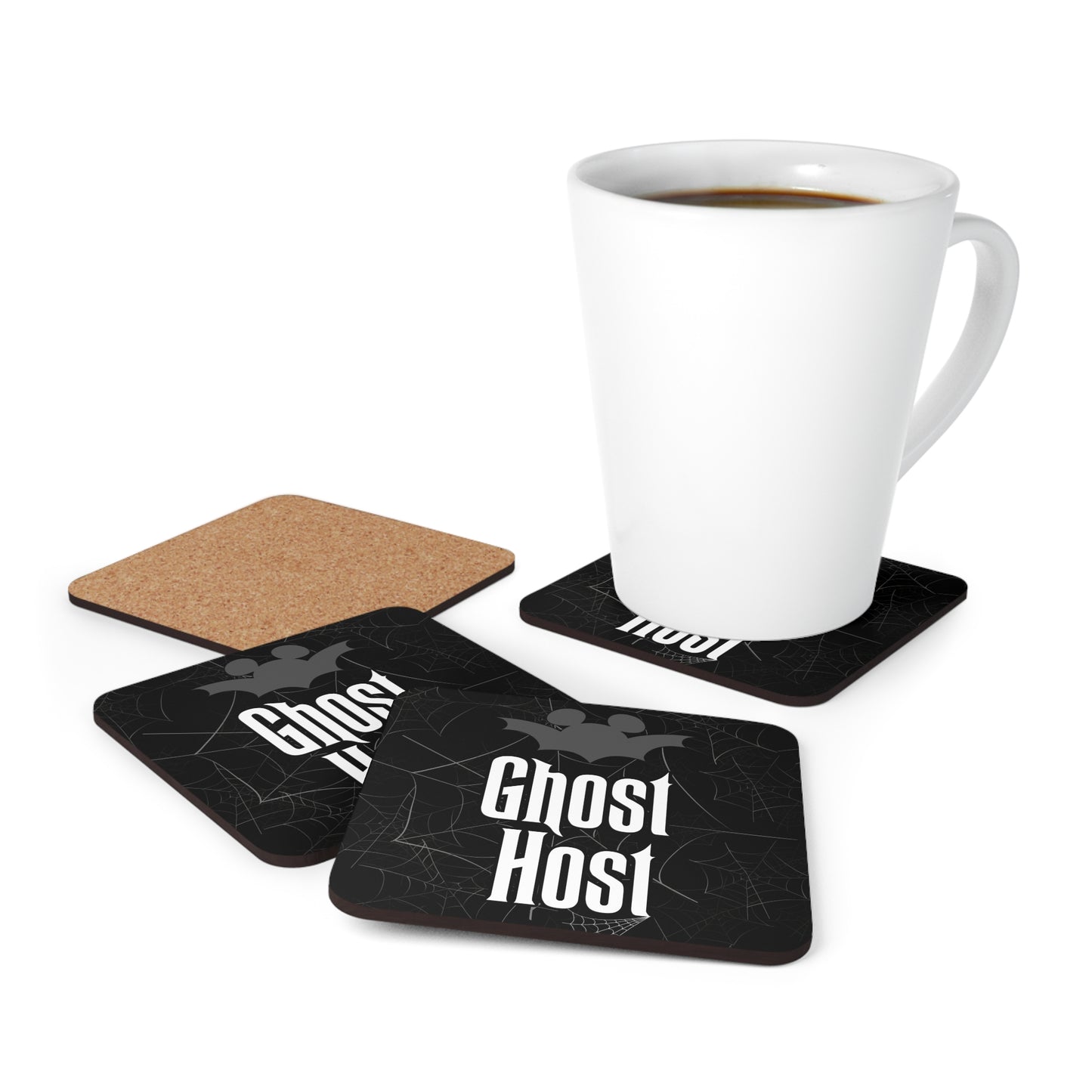 Ghost Host - Corkwood Coaster Set