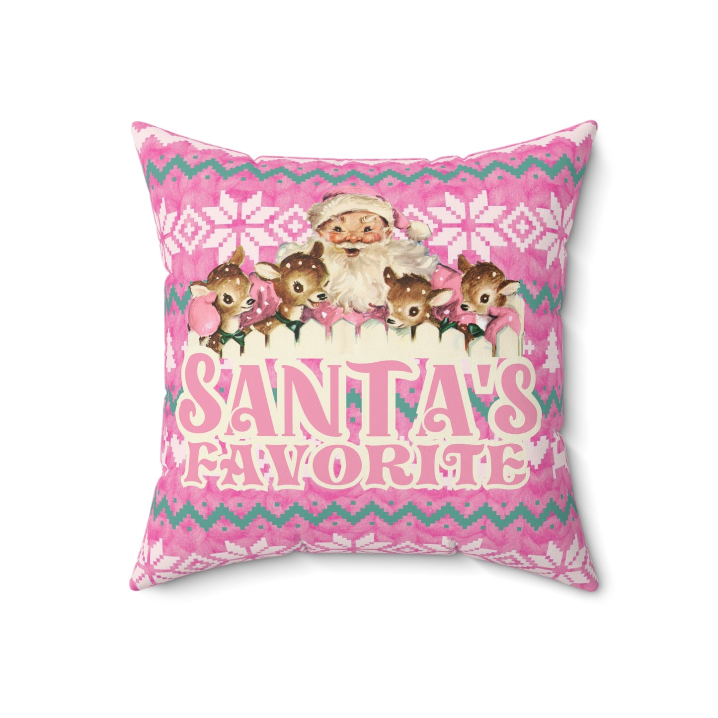 Santa's Fav - Square Pillow