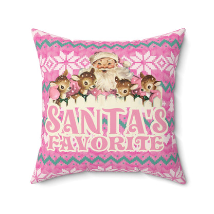 Santa's Fav - Square Pillow