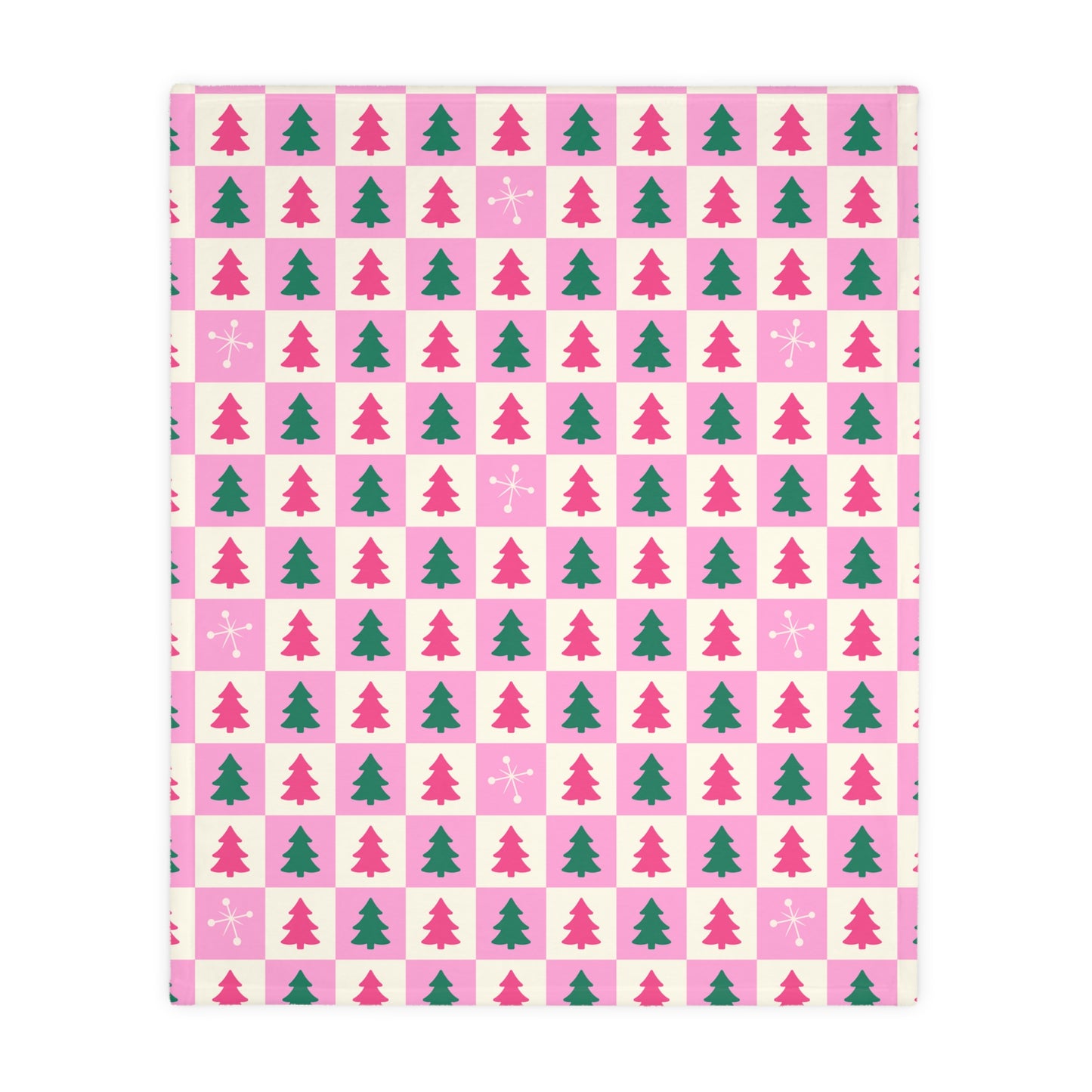 Holiday Snacks & Santa Baby - Velveteen Blanket (Two-sided print)