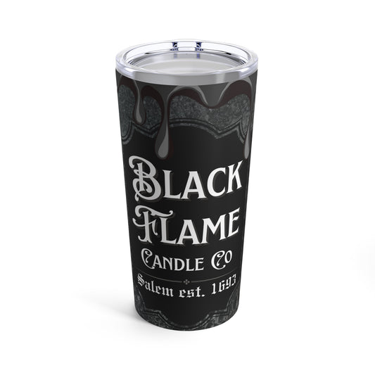 Black Flame Candle - Tumbler 20oz