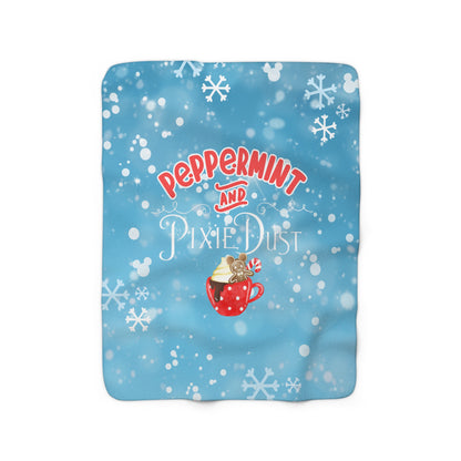 Peppermint & Pixie Dust - Sherpa Fleece Blanket