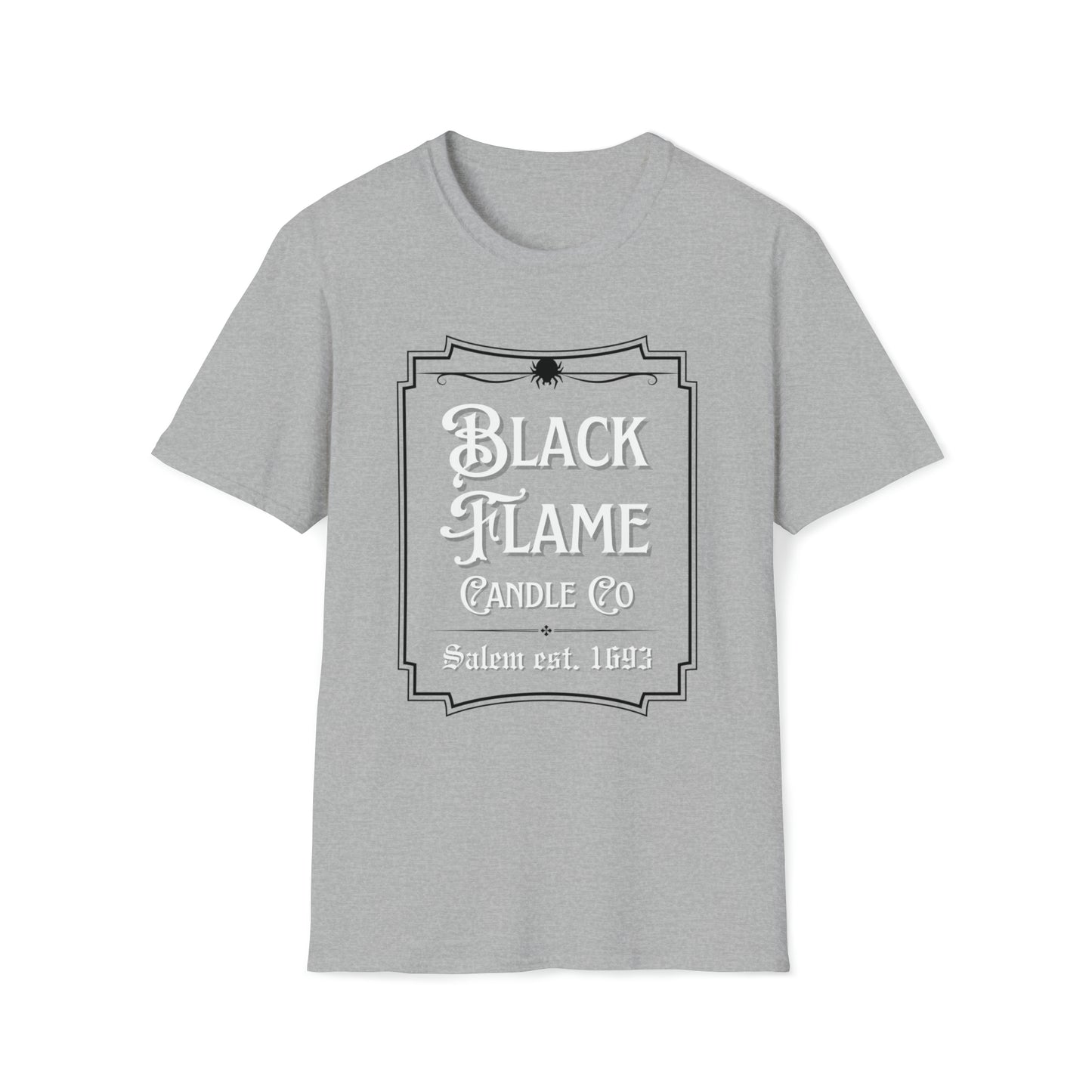 Black Flame Candle - Unisex Softstyle T-Shirt