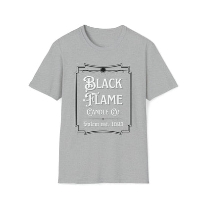 Black Flame Candle - Unisex Softstyle T-Shirt