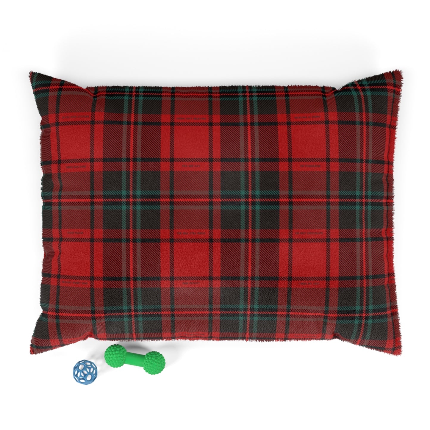 Merry Movies Plaid - Pet Bed