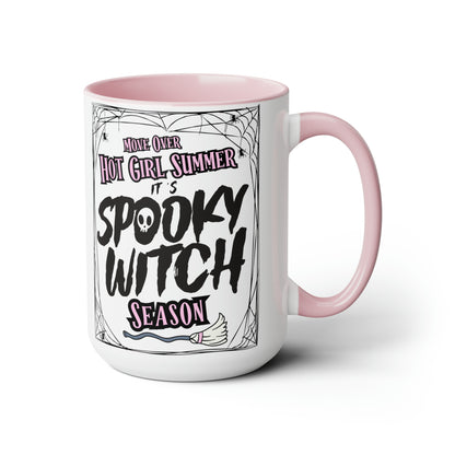 Spooky Witch Season - Two-Tone Coffee Mug