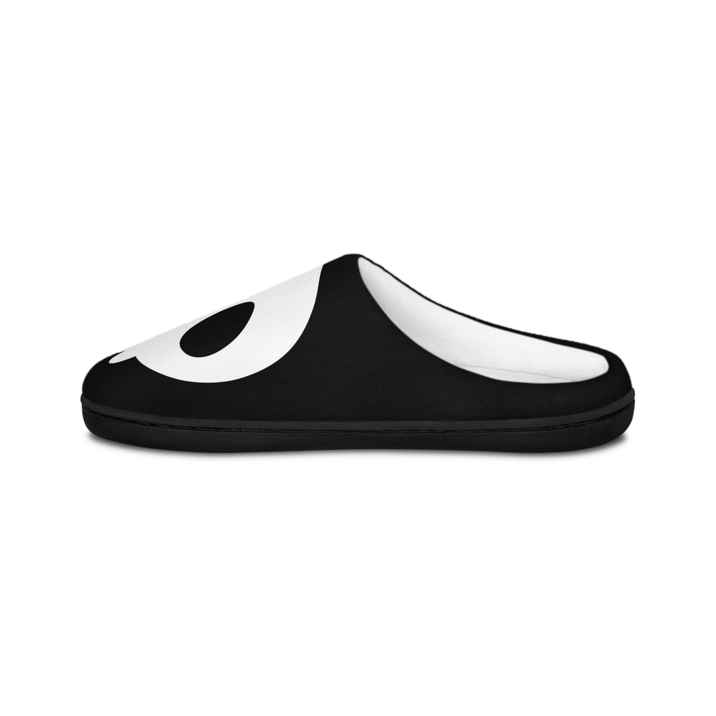 Spooky Witch Skull - Women's Indoor Slippers (black & white)