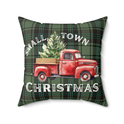 Small Town Plaid - Square Pillow