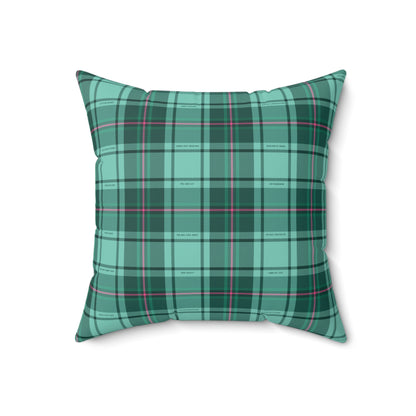 Frosty's Plaid - Square Pillow