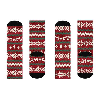 Santa's Sweater - Crew Socks