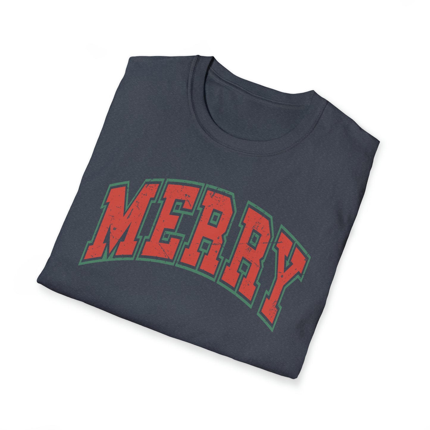Merry Movies Plaid - Softstyle T-Shirt