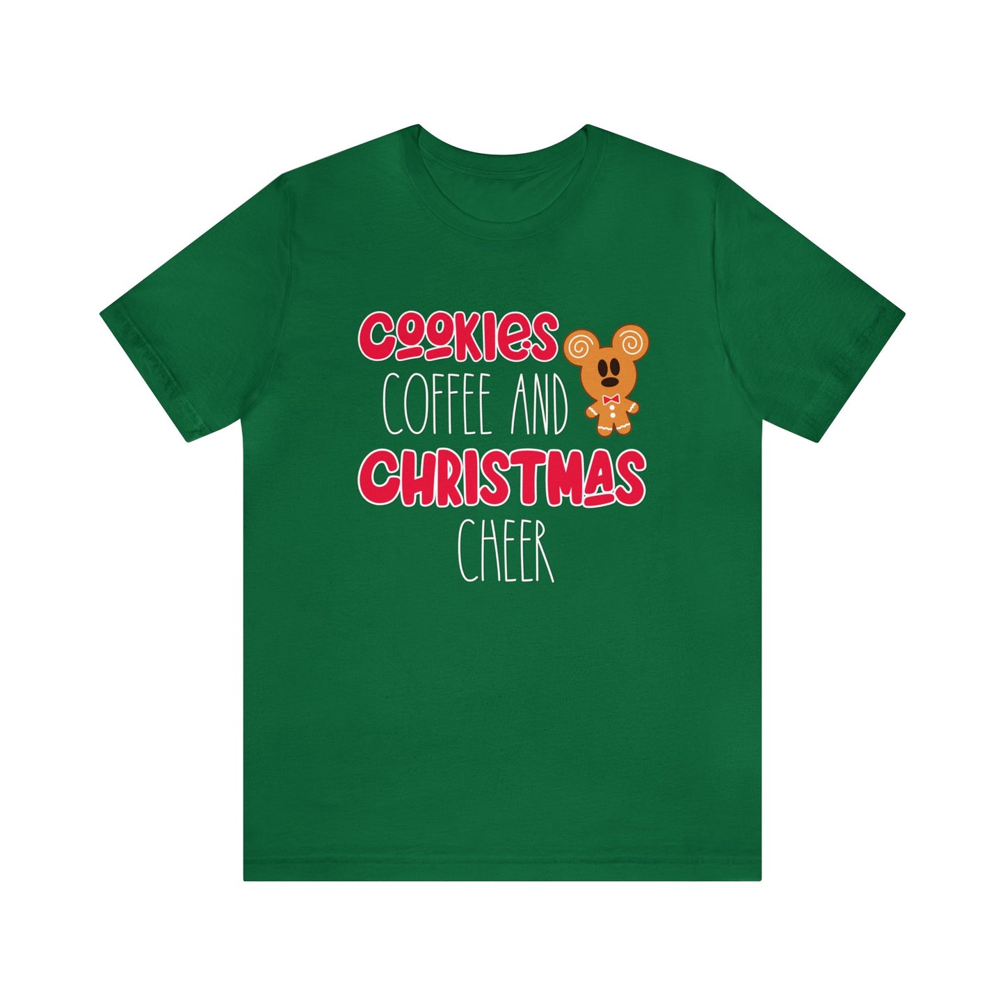 Cookies Coffee & Christmas - Jersey T-Shirt